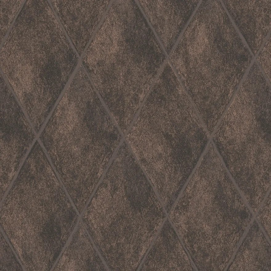 Barna Rombusz Mintás Tapéta, Mosható Vinil