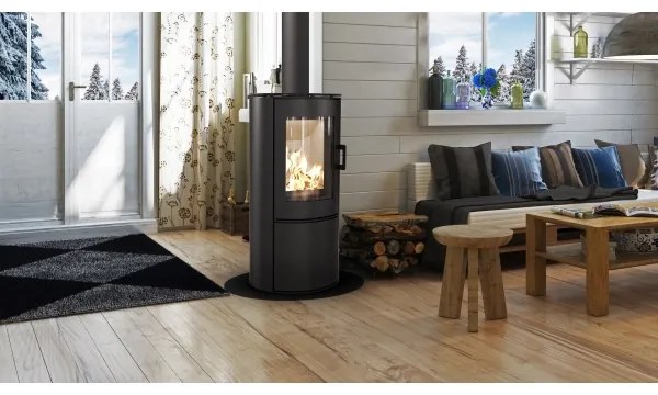 Kratki KOZA/AB/S/DR - Acél kandalló 8kW 150mm