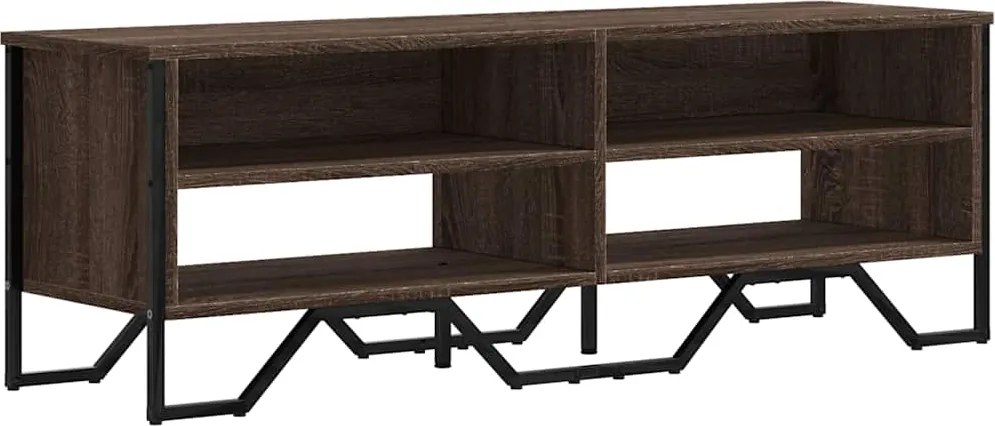 vidaXL barna tölgy színű szerelt fa TV-szekrény 122 x 34 x 41 cm