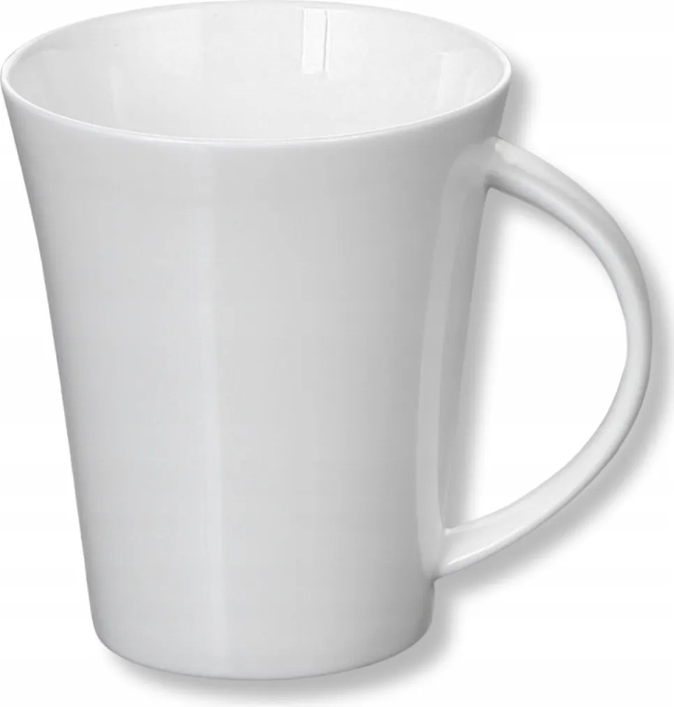 Teás- és kávéscsésze 380ml Fehér klasszikus Porcelán kerámia Wilmax