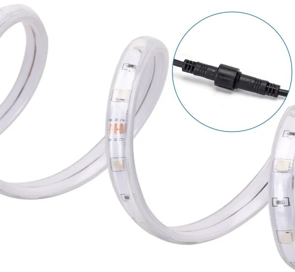 Aigostar - LED RGB dimmelhető napelemes szalag 20W, 3,2V, 20 m, IP65, DO