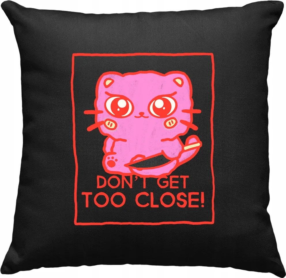 Kawai Állatos párna késekkel 5, fekete