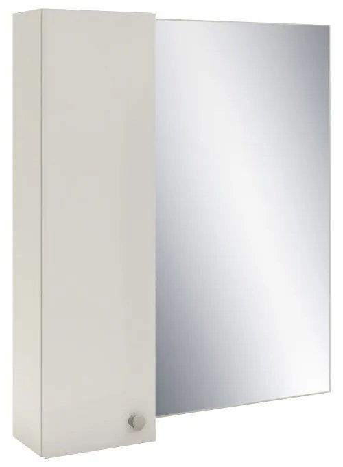Lucia Fürdőszobai tükrösszekrény MDF előlappal, védőbevonattal Fehér N
