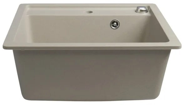 Sapho - Konyhai mosogató 53x50 cm gránit/bézs