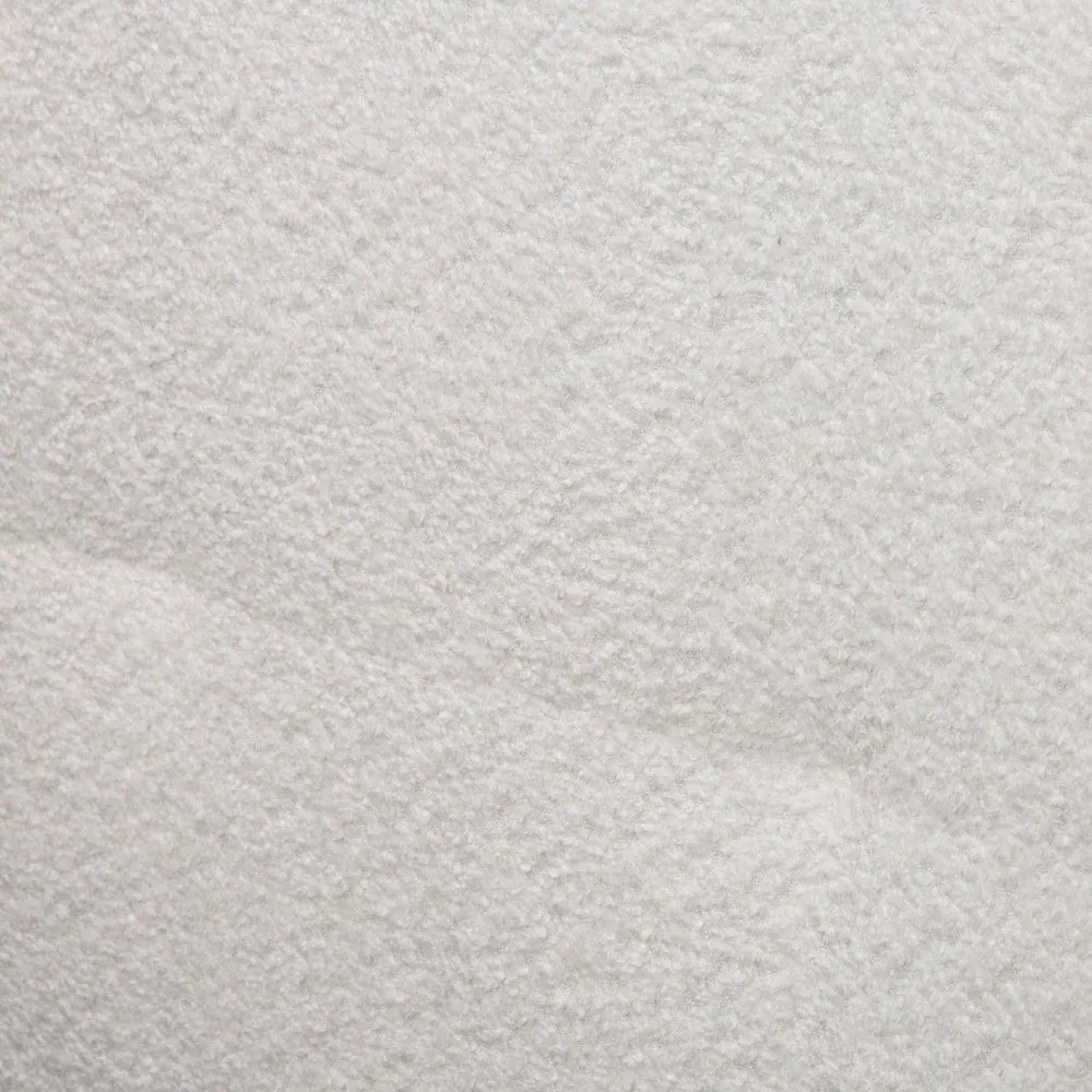 Fehér buklé sarokkanapé (jobb oldali) Ariella – Ropez