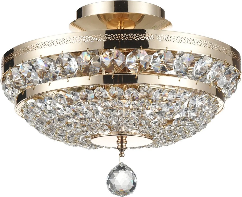 Maytoni glamour klasszikus kristály mennyezeti lámpa ottilia arany mydia700-cl-03-g