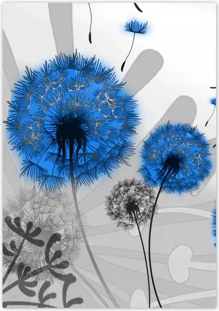 Poszterek 70x100 Kék pitypangok