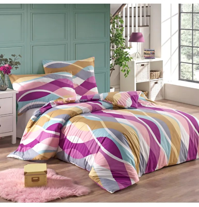 EMI Label pamut ágynemű, Francia szett1 200x220 + 2x (70x90)