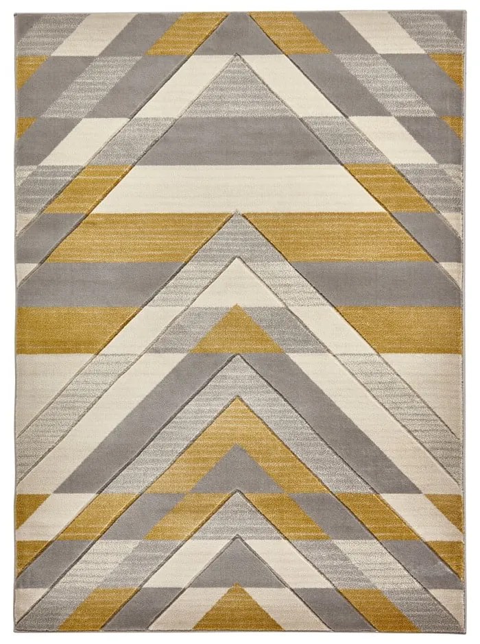 Pembroke sárga-bézs szőnyeg, 80 x 150 cm - Think Rugs