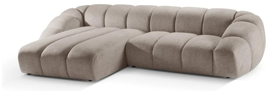 Bézs sarokkanapé (bal oldali) Diana – Micadoni