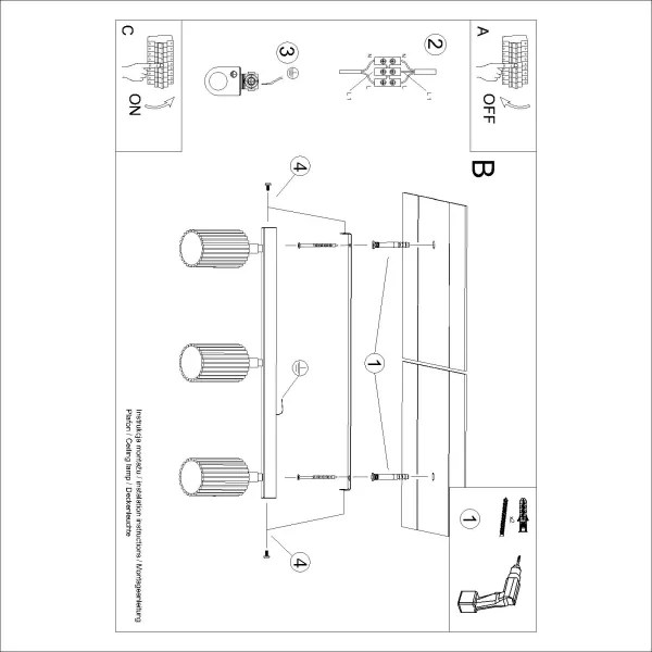 Brilagi - LED spotlámpa CRESTO 3xGU10/10W/230V rózsaszín