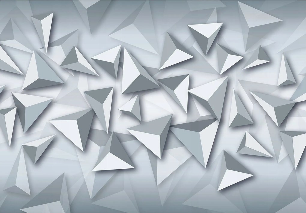 Fotótapéta Piramis Szürke és árnyék geometria vinil 460x300 +ragasztó