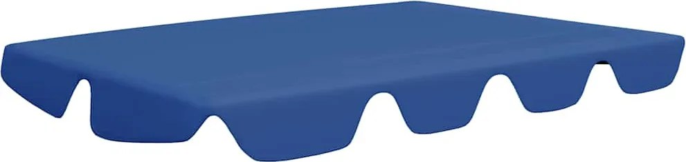 vidaXL kék csere ponyva kerti hintaágyhoz 150/130 x 105/70 cm