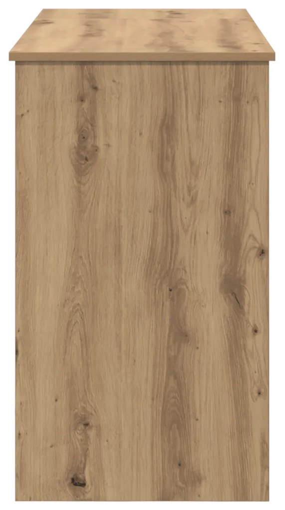 fésülködőasztal tükörrel Kézműves tölgy 100x45x76 cm