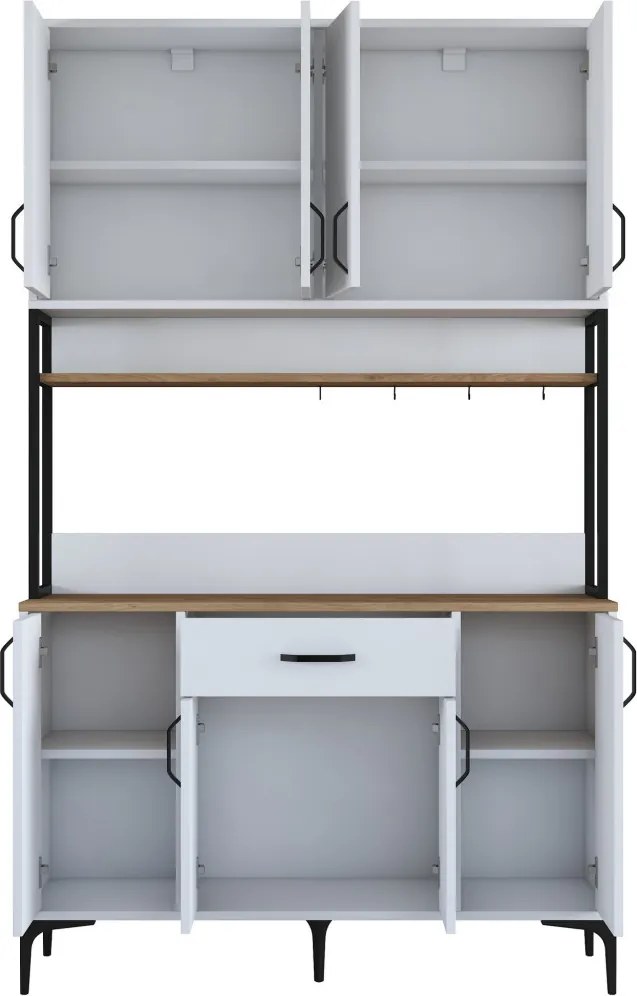Konyhaszekrény, 120 cm – JE127