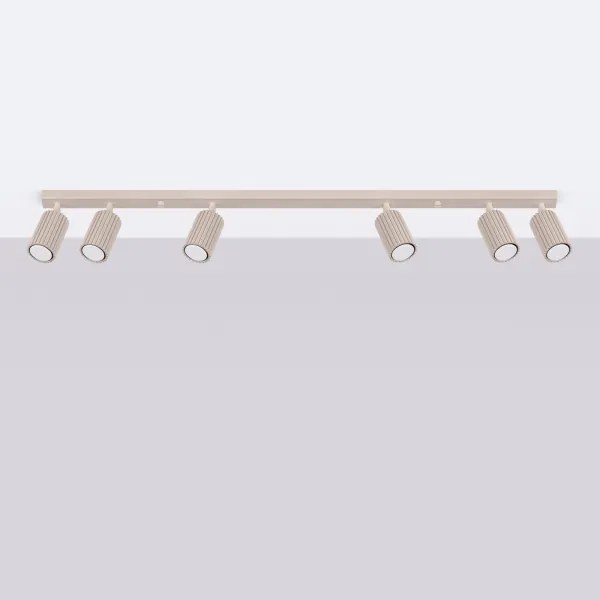 Brilagi - Spotlámpa CRESTO 6xGU10/10W/230V taupe