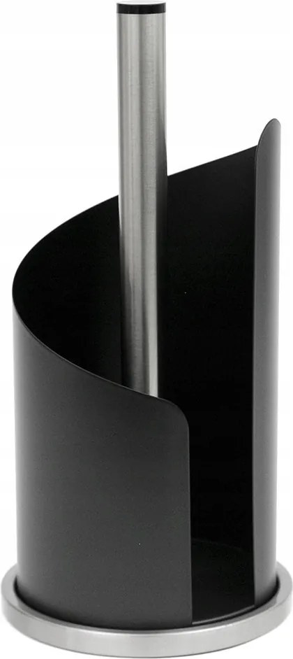 Fém Papírtartó Állvány Konyhai Törülközőhöz, Fekete
