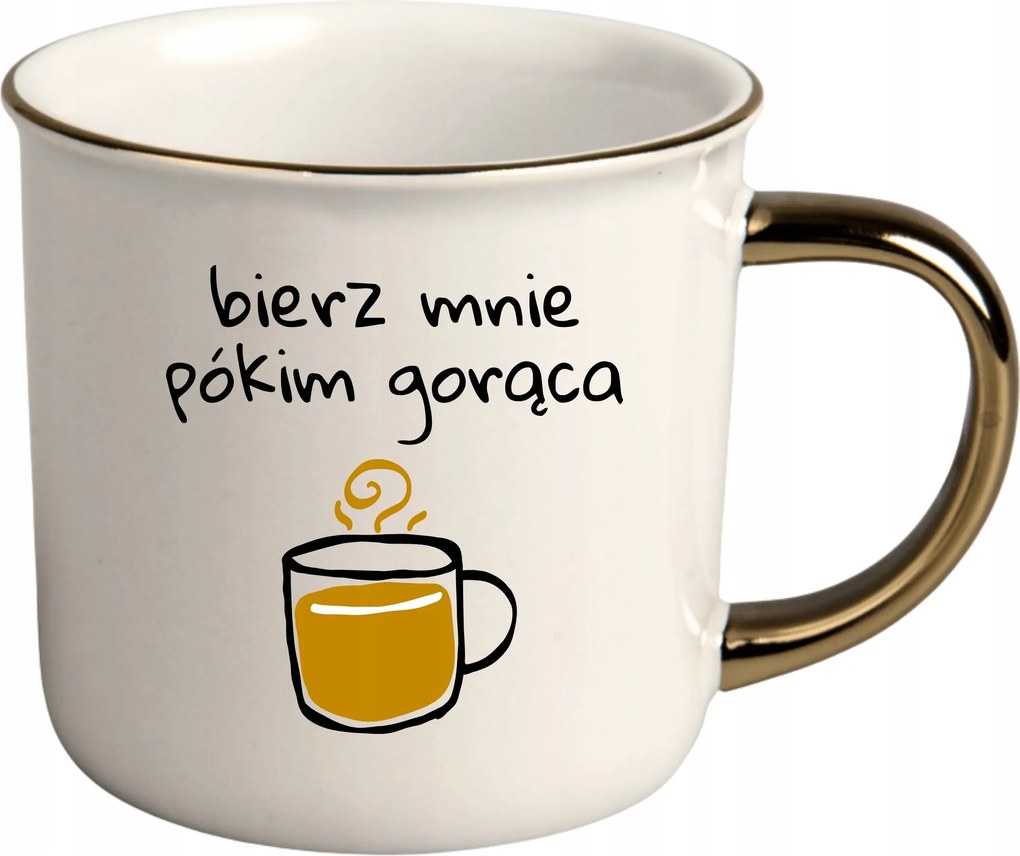 Bögre Fehér Arany Rant Ajándék Vicces Nőnap Vigyél Engem