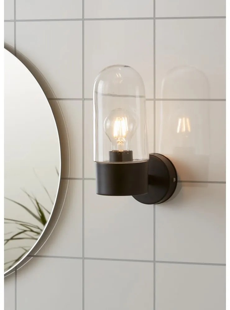 Zen Wall Black Clear fekete fali lámpa - Markslöjd