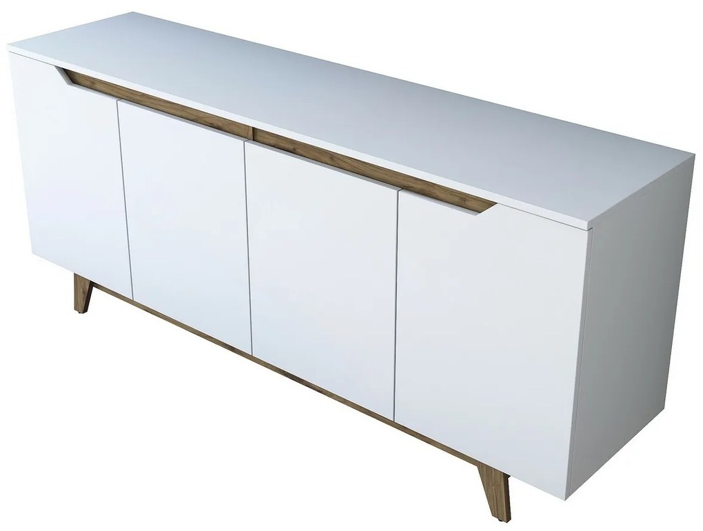 Good White and Walnut szekrény