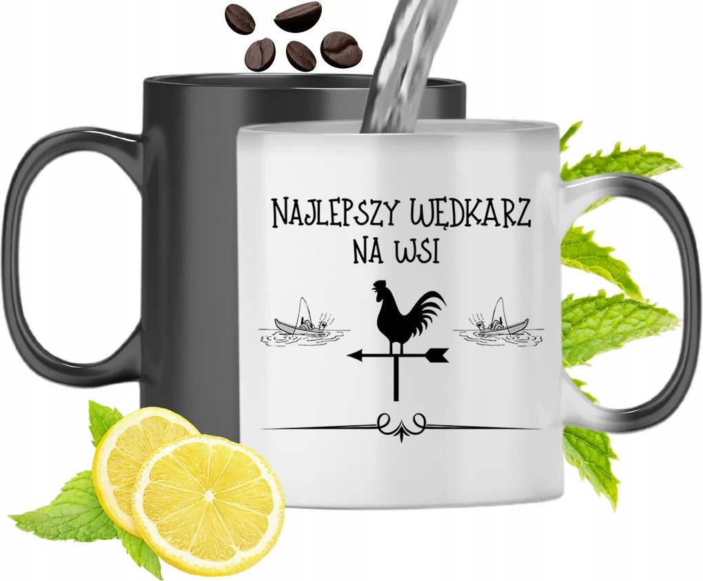 Színváltós Mágikus Bögre Horgászoknak