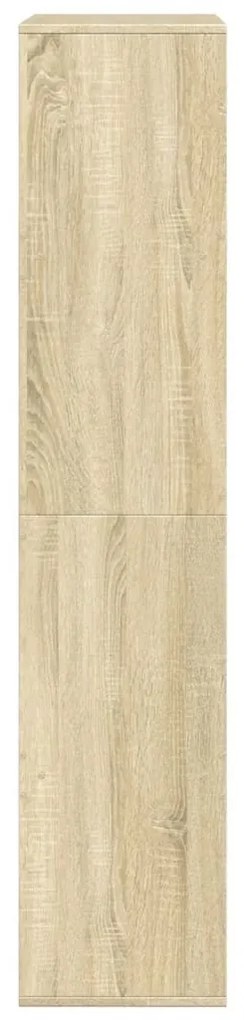 sonoma tölgy színű szerelt fa térelválasztó 100 x 33 x 155,5 cm