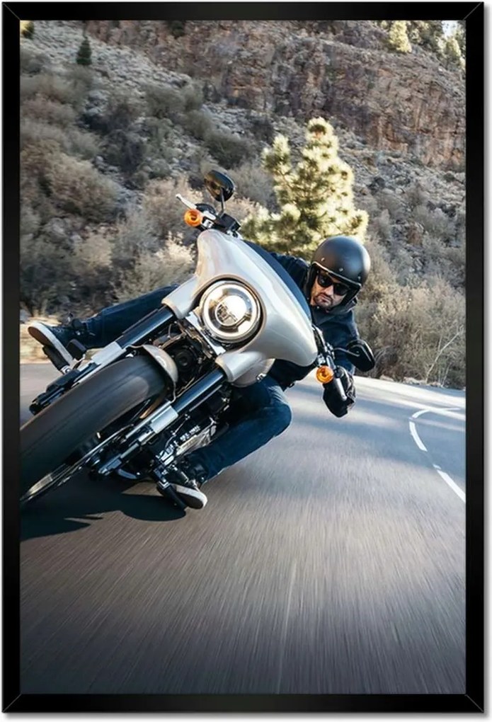 Poszterek keretben 40x60 Harley Davidson Motorkerékpár