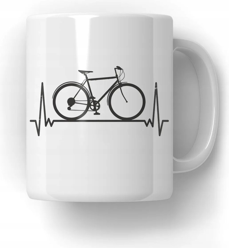 Heartbeat Bike Bögre Ajándék Sportolónak Edzőterembe