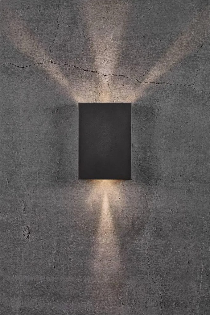 Nordlux modern kültéri fali lámpa fold 15 fekete nor2019051003 IP54
