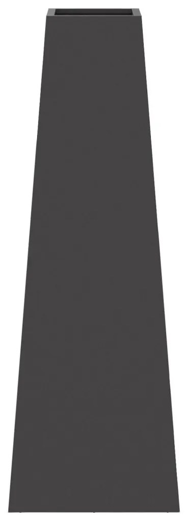 Tűzrakó Fekete 50 x 35 x 100 cm Hidegen hengerelt acél