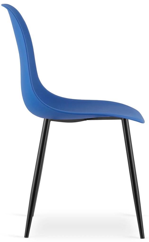 AKCIÓ Kék OSAKA szék fekete lábakkal II. osztály