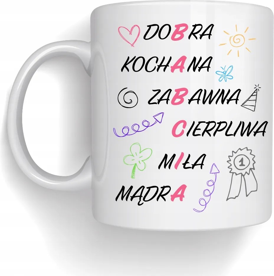 Bögre Nagymama jellemzői Vicces Ajándék Nagyinak Bögre