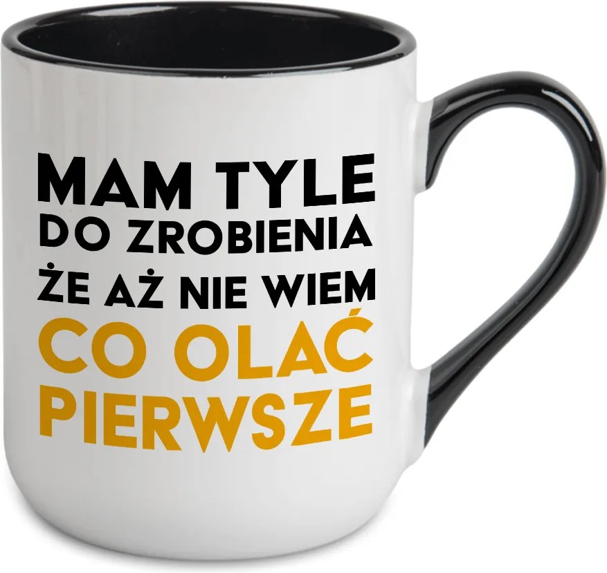 Coffe bögre Fekete Nem Tudom Mit Hagyjak Ki Első Ajándék Irodába Vicces