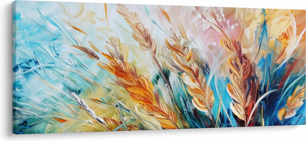 Kép - Búza, absztrakció (120x50 cm)