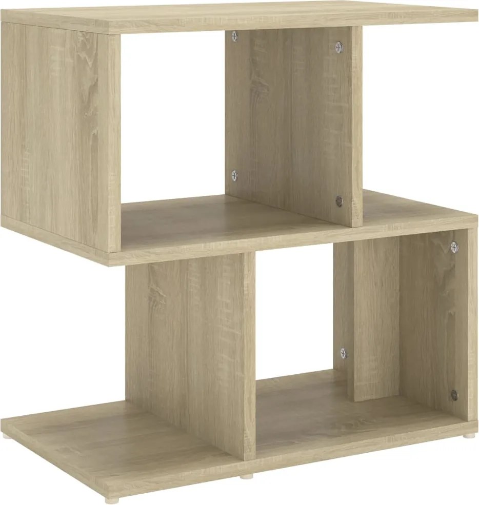 vidaXL sonoma tölgy színű szerelt fa éjjeliszekrény 50 x 30 x 51,5 cm