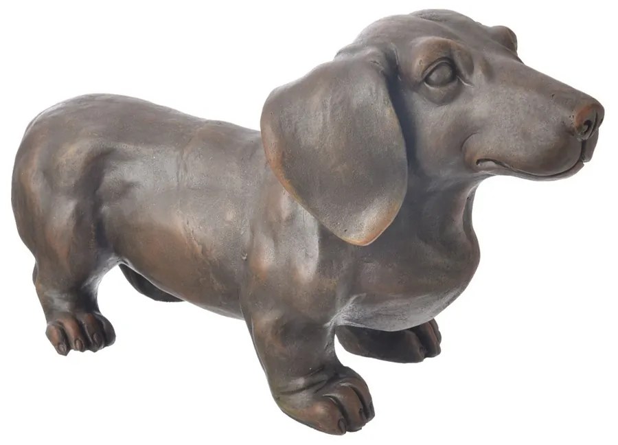 InDecor Kerámia mopszli barna, 43 x 19 x 26 cm