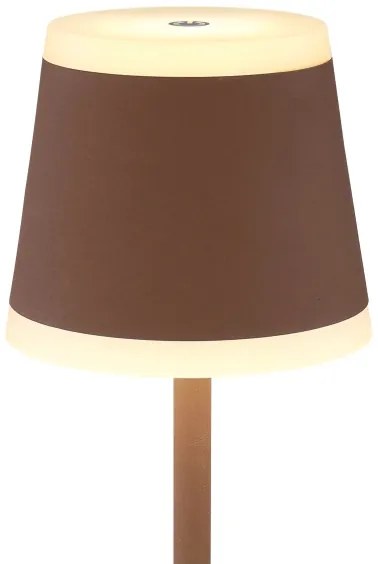 Globo 58433R - LED Dimmelhető asztali lámpa RIDLEY LED/4,6W/3,7V 3000K barna