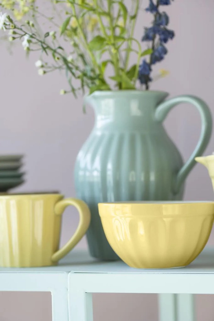 Sárga kerámia müzlis tál MYNTE LEMONADE