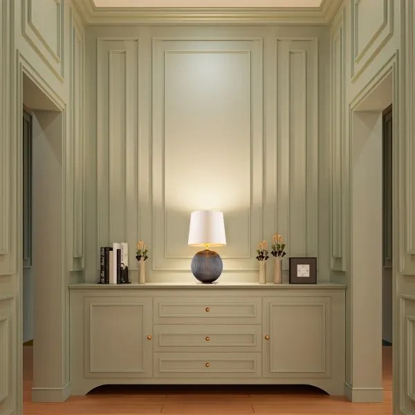 Argon 8538 - Asztali lámpa HAMILTON 1xE27/15W/230V krémes/fekete