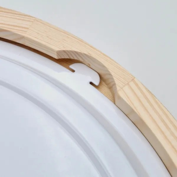 Fürdőszobai mennyezeti lámpa NATURAL 3xE27/15W/230V IP54 fenyő 37 cm