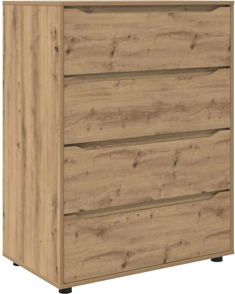vidaXL Tároló szekrények 2 pcs Artisan tölgy 80 x 48 x 105 cm Faanyag