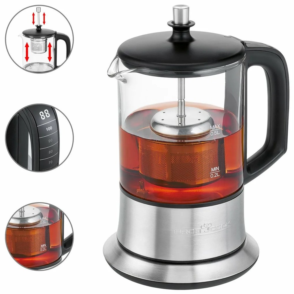 ProfiCook TK 1165 teafőző és vízforraló