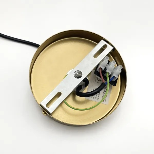 Csillár zsinóron ROLLO 1xE14/5W/230V arany/füstös bézs