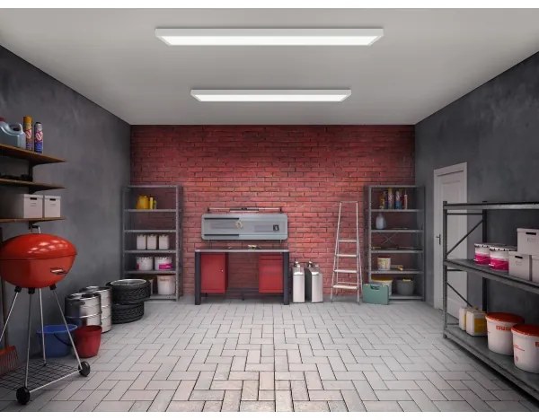 Brilagi - LED Fürdőszobai mennyezeti lámpa FRAME LED/40W/230V 120x30 cm IP44 fehér