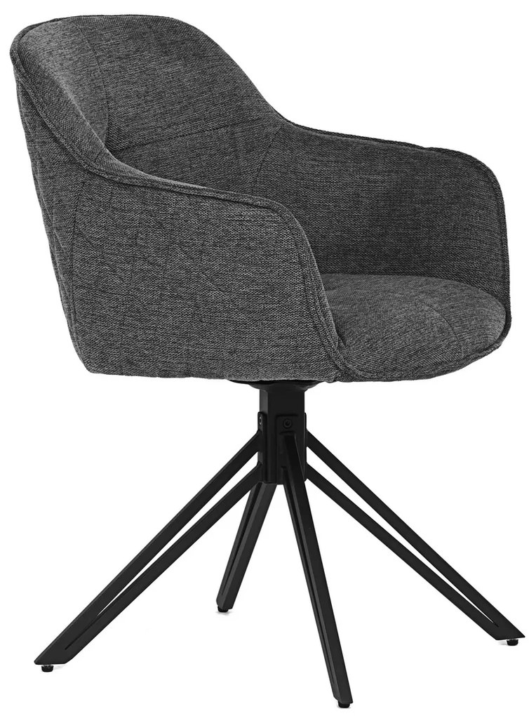 HC-533 GREY2 étkezőszék-készlet visszatolómechanizmussal, 2 db
