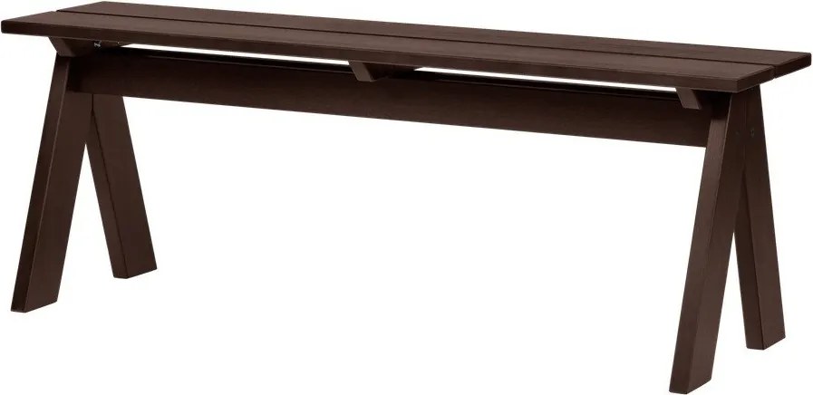 Sötétbarna tömörfa kerti pad Navo – noo.ma