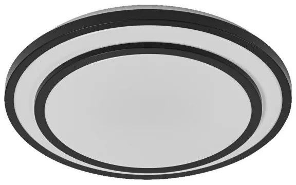 Osram - LED mennyezeti lámpa ORBIS BERLIN LED/24W/230V Ø 39 cm fekete