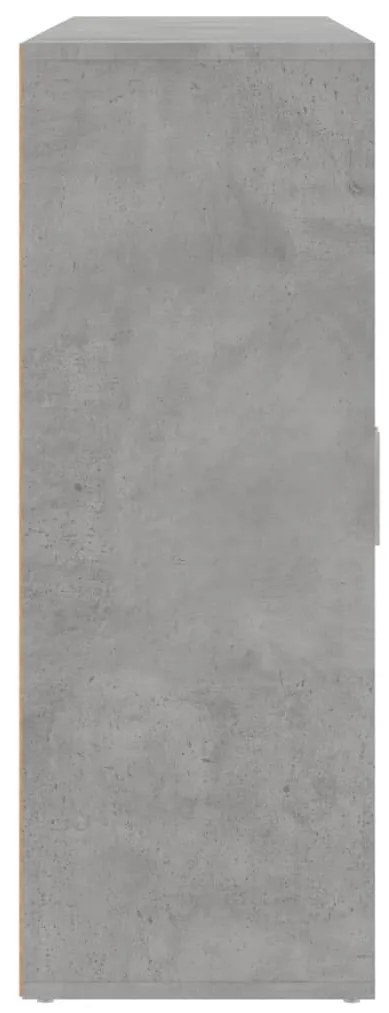 3 db betonszürke szerelt fa tálalószekrény 60 x 31 x 84 cm