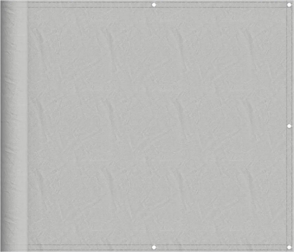 vidaXL világosszürke 100% oxford poliészter erkélyparaván 90 x 800 cm