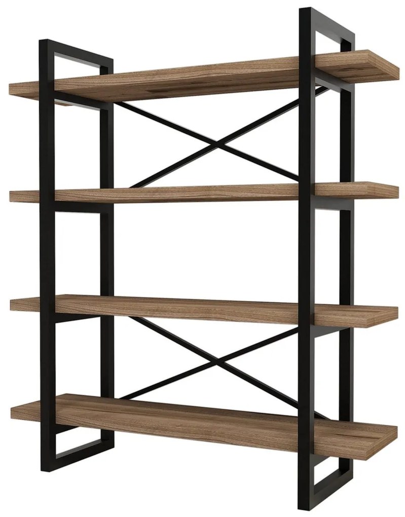 könyvespolc Makro - Walnut